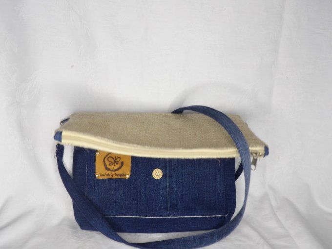 Sac Bandouilière - Pochette Jean et Jute