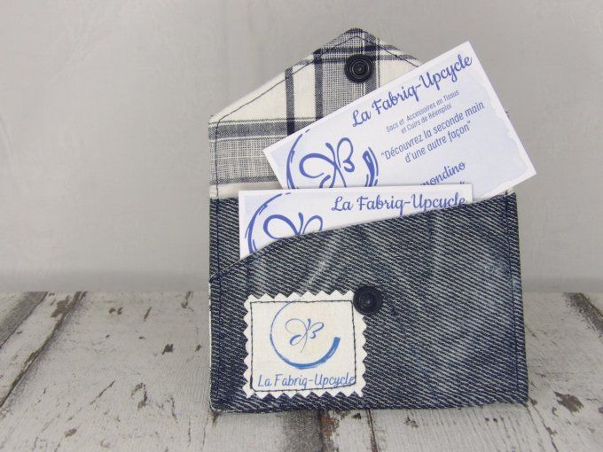 Porte-Cartes en Jean Upcyclé